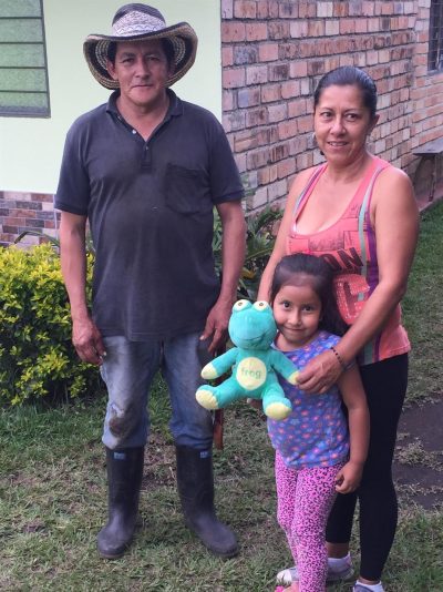 Pedro Trujillo and family an Asorganica producer