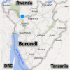 Burundi on a map