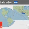 location map of El Salvador