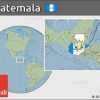 location map of Guatemala