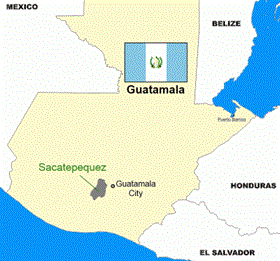 MapGuatemalaWithAntiguaSacatepequezRegion
