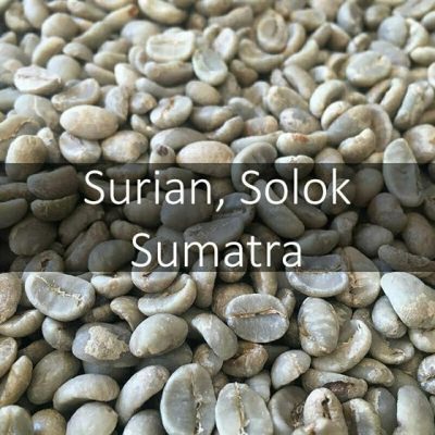 Green Sumatran Solok coffee