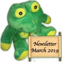 Quaffer Frog newsletter March 2019