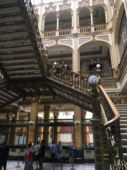 The National Post office Mexico City staircase