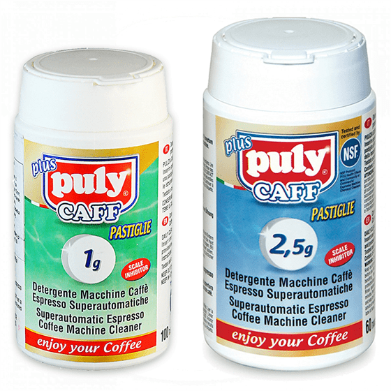 Puly Caff Detergent Cleaning Tablets for espresso and