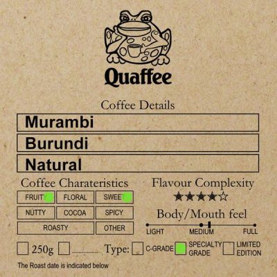 Burundi Murambi Natural