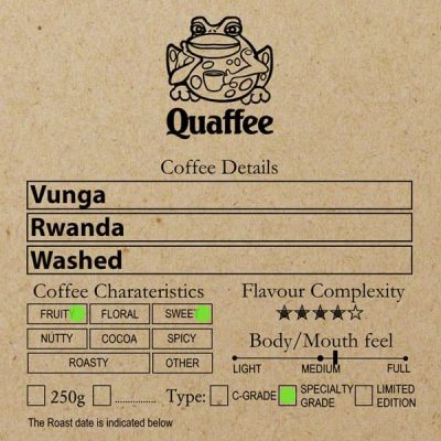 Rwanda Vunga Washed Box