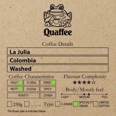 Colombian La Julia Geisha Washed-web