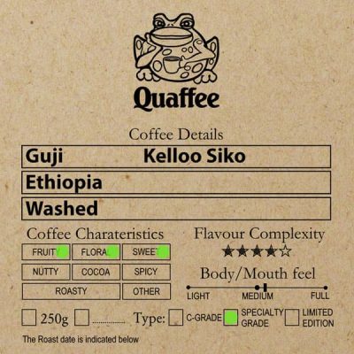 Ethiopian Guji Kelloo Siko Washed