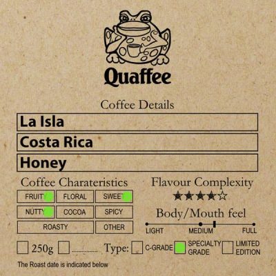 Costa Rican La Isla Honey web