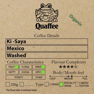 Mexican Ki-Saya coffee box